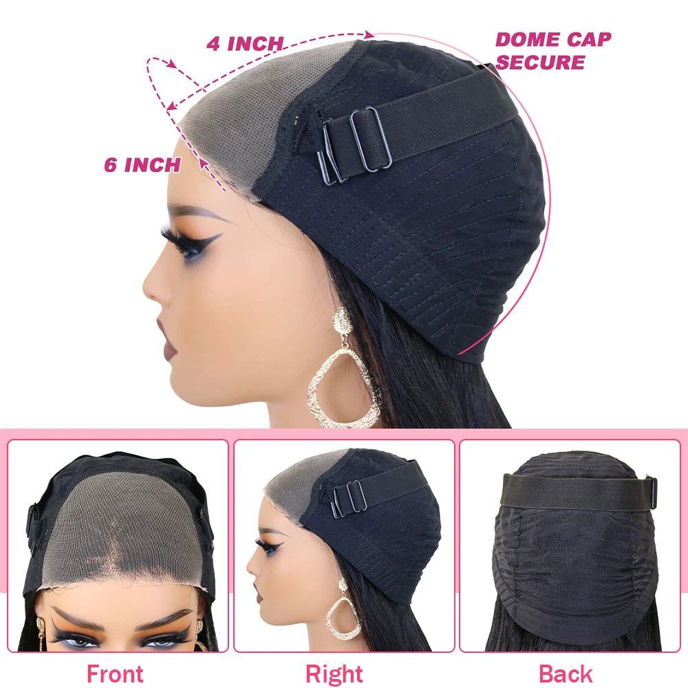 Body Wave Glueless Wear & Ready Go Human Hair Wigs Bleached Knots Pre Cut 6x4 Lace Closure Wig Pre Plucked Hairline