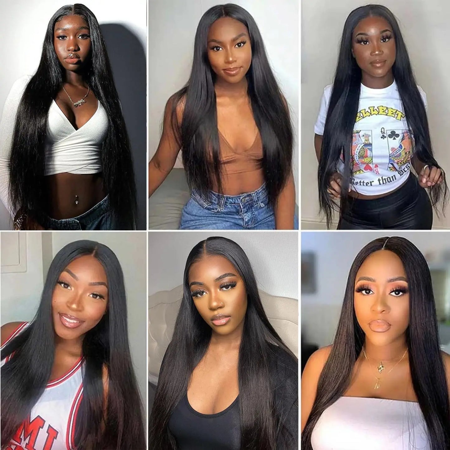 30 inch Glueless Wigs Wear and Go Pre Cut 4x4 5x5 Straight HD Lace Closure Wigs Bone Straight Glueless Human Hair Wigs