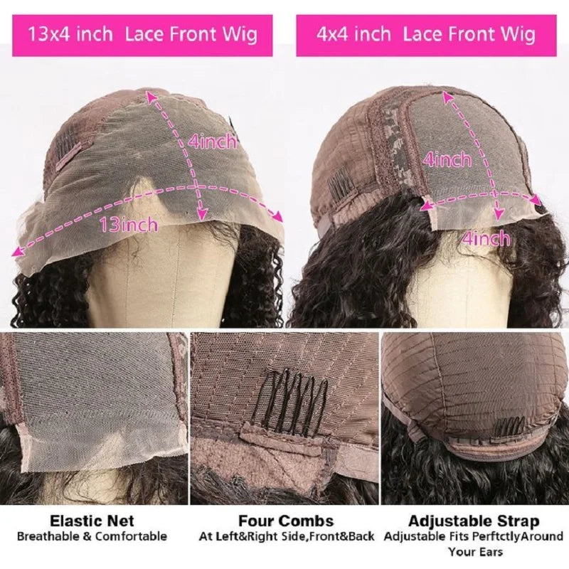Body Wave Glueless Wear & Ready Go Human Hair Wigs Bleached Knots Pre Cut 6x4 Lace Closure Wig Pre Plucked Hairline